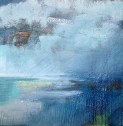 Moody Blue Zeegezicht