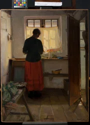 De Dienstmeid in de Keuken