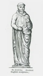St Guthlac (litho)