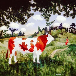 Leven en laten leven, 2002 (acryl)