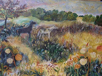 De nevelen van de tijd, 2022 (acryl op board)
