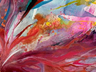 Levendige abstracte stroming