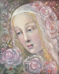 Kusjes van de wind, 2015 (olieverf op Belgisch linnen)