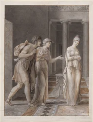 De ontmoeting van Orestes en Hermione