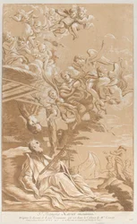 Dood van Sint Franciscus Xaverius, ca. 1729