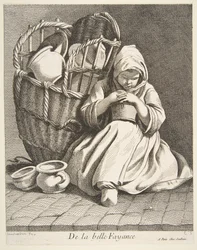 Pottenverkoper, 1738