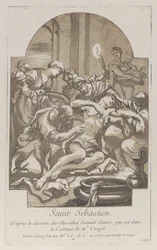 Het martelaarschap van Sint Sebastiaan, ca. 1729