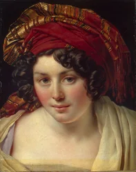 Hoofd van een Vrouw in een Tulband, ca. 1820