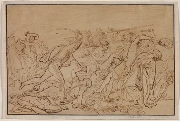 Studie voor De Opstand van Caïro, 1810