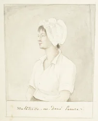 Portret van een mulattin