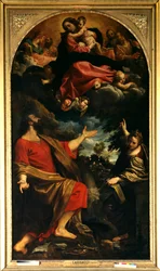 Verschijning van de Maagd aan St. Lucas en St. Catharina van Alexandrië