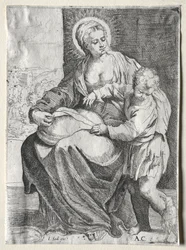 Madonna met de Witte Raaf, 1500s