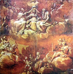 Studie voor de Kroning van de Maagd - Annibale Carracci