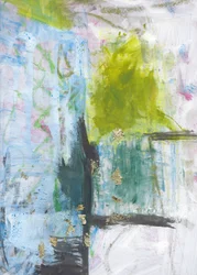 Moderne abstracte gouden stroming