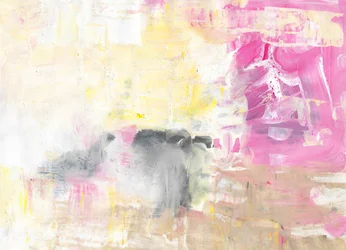 Roze Geel Abstracte Stroming