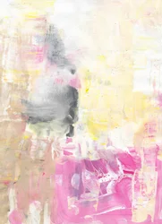 Levendig roze en geel, abstract