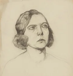 Portret van een dame - recto