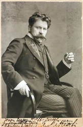 Portret van de dirigent Arthur Nikisch (1855-1922)