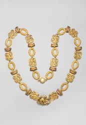 Oostenrijk - Orde van de IJzeren Kroon: ketting behorend tot Heinrich Ritter Kummer von Falkenfeld (1852-1929) - Hij werd ridder van de Oostenrijkse Keizerlijke Orde van de IJzeren Kroon in 1913 - Gemaakt door Rothe & Neffe (Wenen) - begin 20e eeuw
