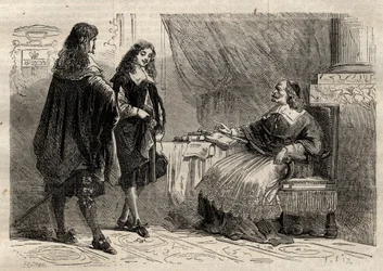 Kardinaal Mazarin en Jean-Baptiste Colbert, Franse staatslieden