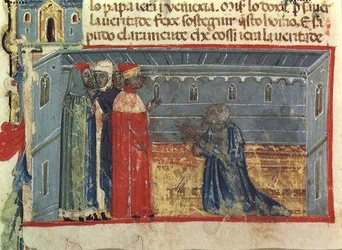 Codice Correr I 383 Miniatuur met een Doge
