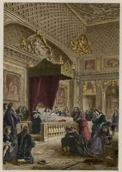 Dood van Lodewijk XIV in Versailles, 1 september