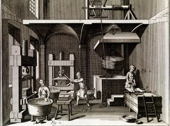 Gravure uit de 18e eeuw