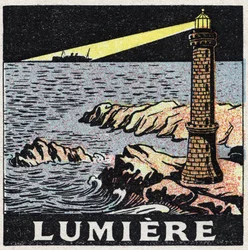 Ether (materiaal): het licht van een vuurtoren in de nacht