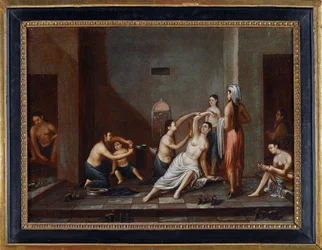 Dames in de hammam