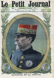 Eerste Wereldoorlog 1914-1918. Portret van generaal Pierre Auguste Roques (1856-1920). In 