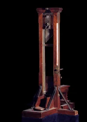 Franse Revolutie: model van de guillotine