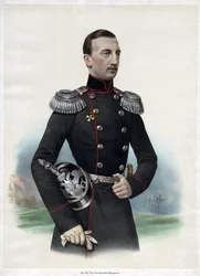Portret van Groothertog Nikolai Nikolayevich van Rusland (1831-1891)