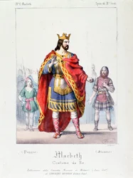 Macbeth, koning in de opera Macbeth van Giuseppe Verdi