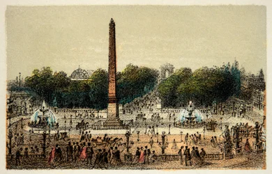 Parijs 1874: La Place de la Concorde, Privécollectie