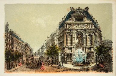Parijs 1874: De Saint Michel-fontein, Privécollectie