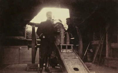 Foto uit een persoonlijk album van een infanterieluitenant tijdens de eerste maanden van de Eerste Wereldoorlog
