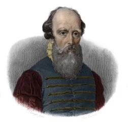 Portret van Bernard Palissy (1510 - 1589) in 