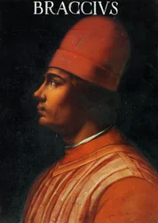 Portret van Andrea Fortebracci, ook bekend als Braccio da Montone (schilderij)