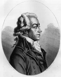 Portret van Antoine Pierre Joseph Marie Barnave (1761-1793) Franse politicus - Gravure uit 1863 in 