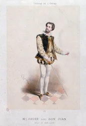 Portret van Jean Baptiste Faure als Don Giovanni (1866)