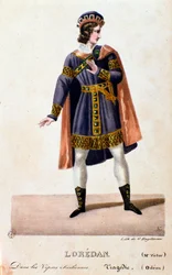 Portret van Loredan in De Siciliaanse Vespers (I vespri siciliani), opera van Giuseppe Verdi