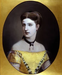 Portret van Margarita van Savoye Genua (Margherita di Savoia)