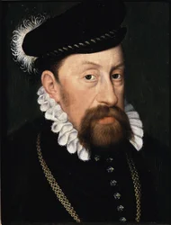 Portret van Maximiliaan II, Keizer van het Heilige Roomse Rijk