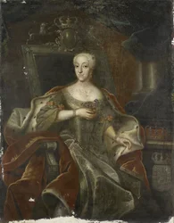 Portret van prinses Charlotte Amalie