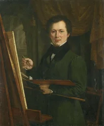 Portret van een schilder