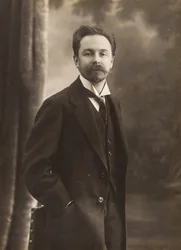 Portret van de componist Alexander Scriabin (1872-1915)