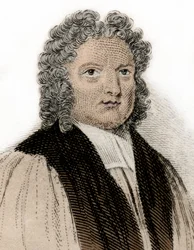 Portret van de bisschop van Rochester Francis Atterbury (1663-1732), man van letters en politicus. Gravure uit de 19e eeuw.