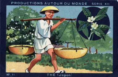 Producties over de hele wereld: De in Japan. 1933 chromolithografie in Joseph-Milliat Album