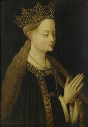De maagd, ca.1500 (olieverf op paneel)
