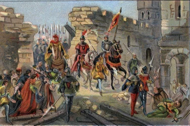Triomfantelijke intocht van Lodewijk II van Vlaanderen (Lodewijk de Male)